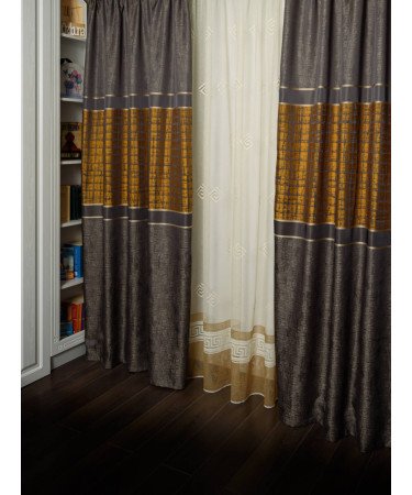 Set perdea si draperie Cezara Set perdea si draperie Cezara