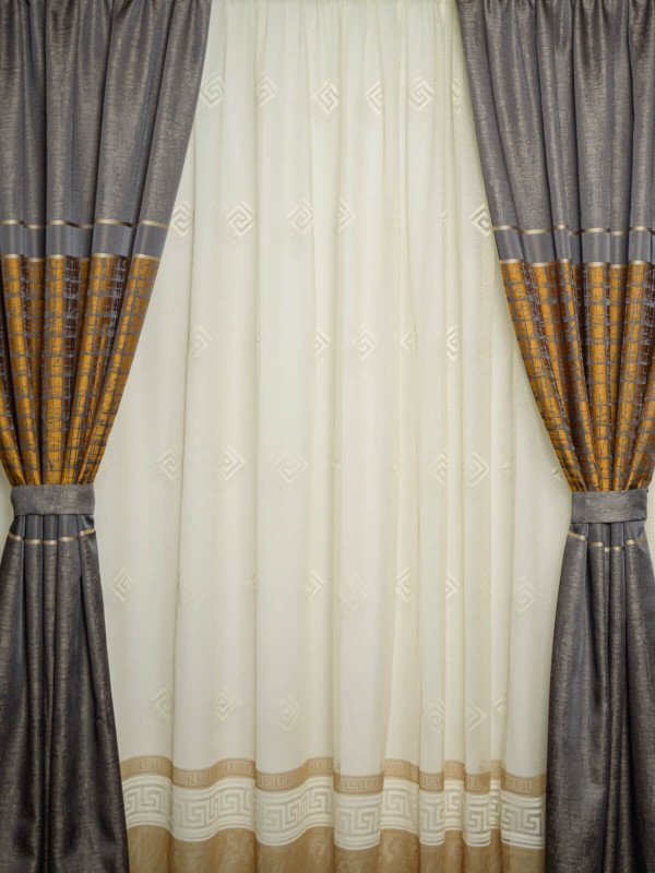 Set perdea si draperie Cezara