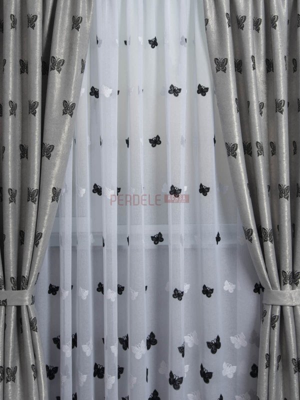 Set perdea si draperie Claudia