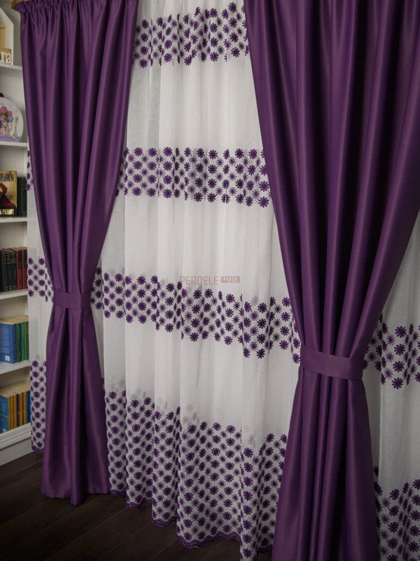 Set perdea si draperie Ecaterina
