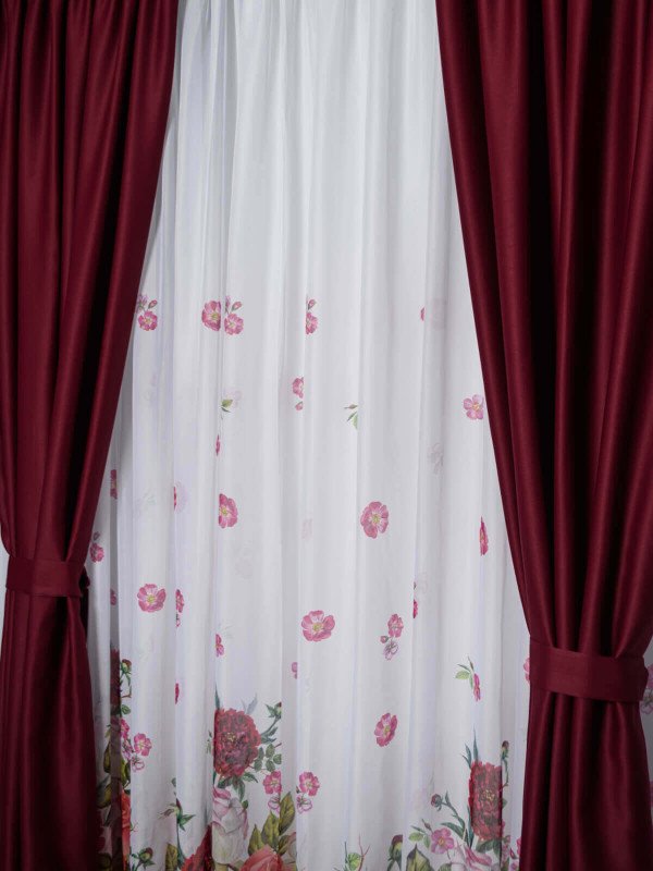 Set perdea si draperie Hortensia