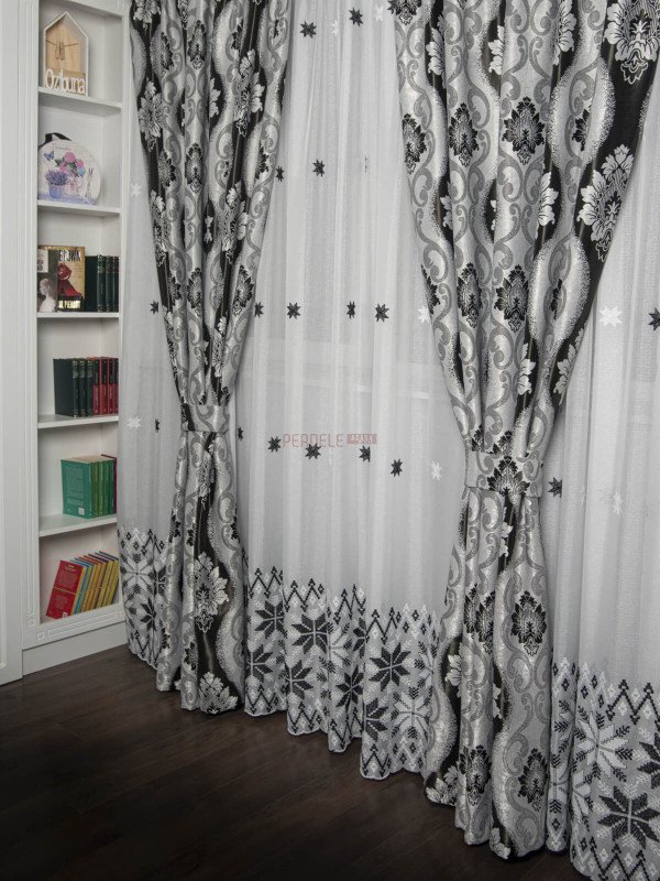 Set perdea si draperie Iliuta