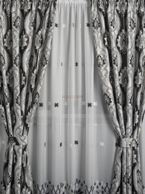 Set perdea si draperie Iliuta