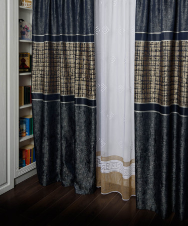 Set perdea si draperie Iris Set perdea si draperie Iris