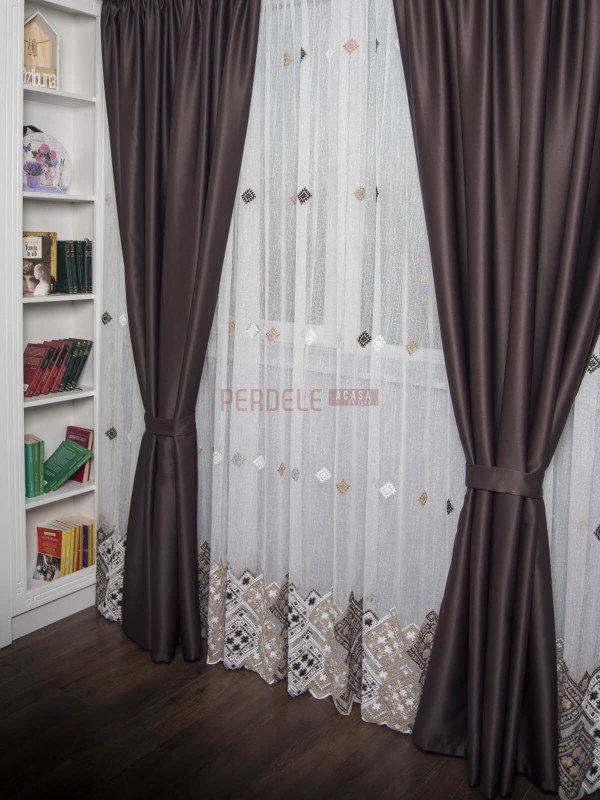 Set perdea si draperie Iustin
