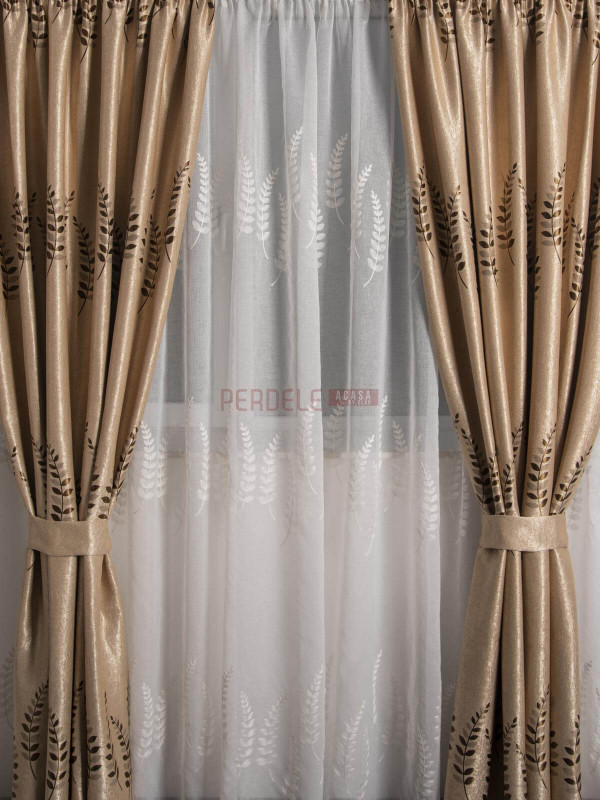 Set perdea si draperie Larisa Set perdea si draperie Larisa