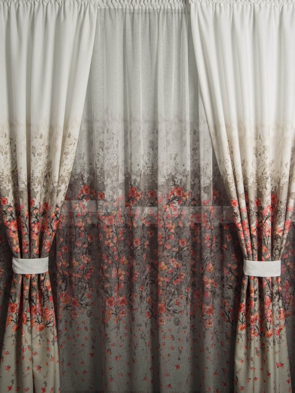 Set perdea si draperie Romanita