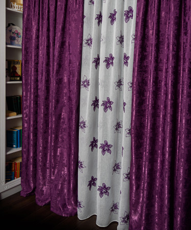 Set perdea si draperie Viorica Set perdea si draperie Viorica