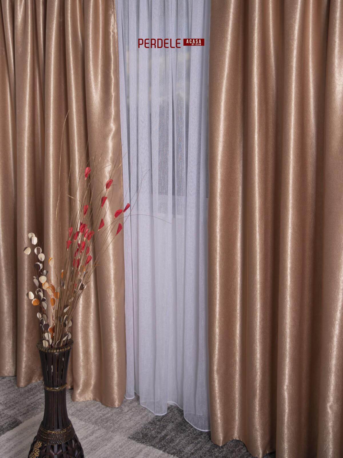 Draperie blackout cu soft,auriu - 1 | YEO