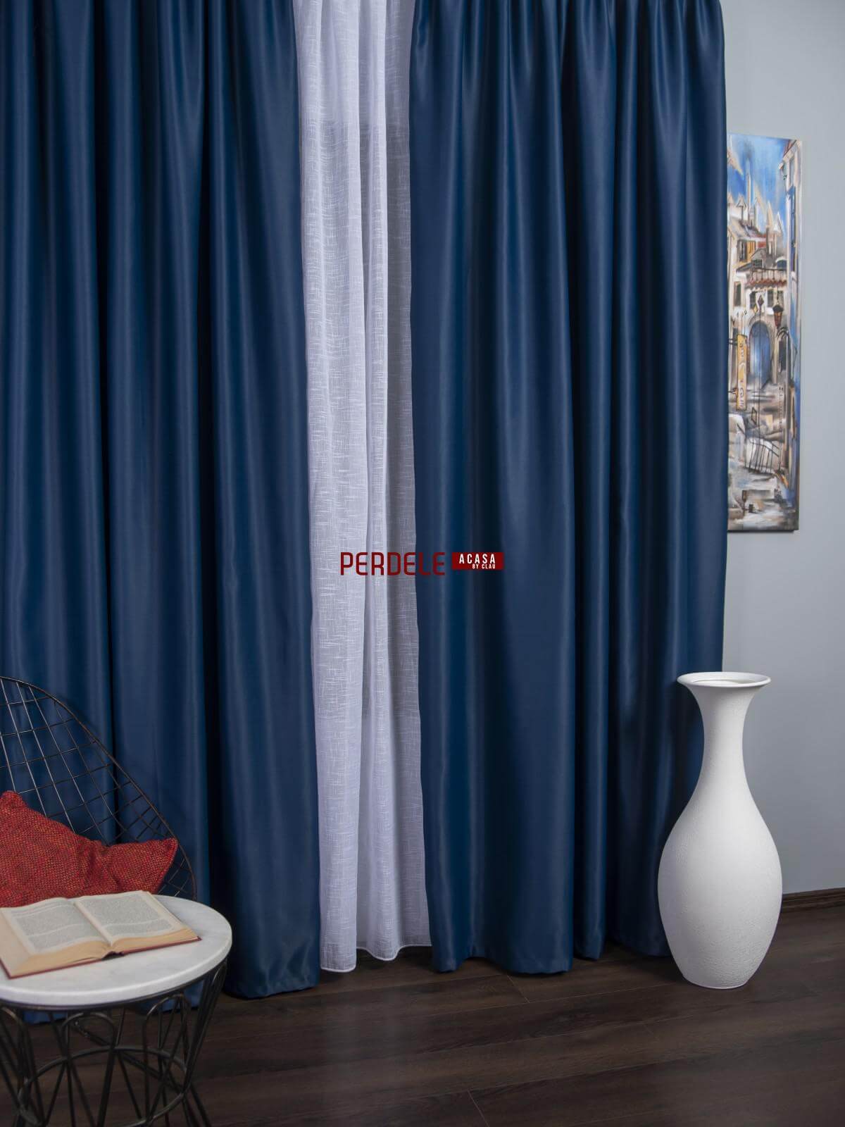 Draperie blackout bleumarin - 1 | YEO