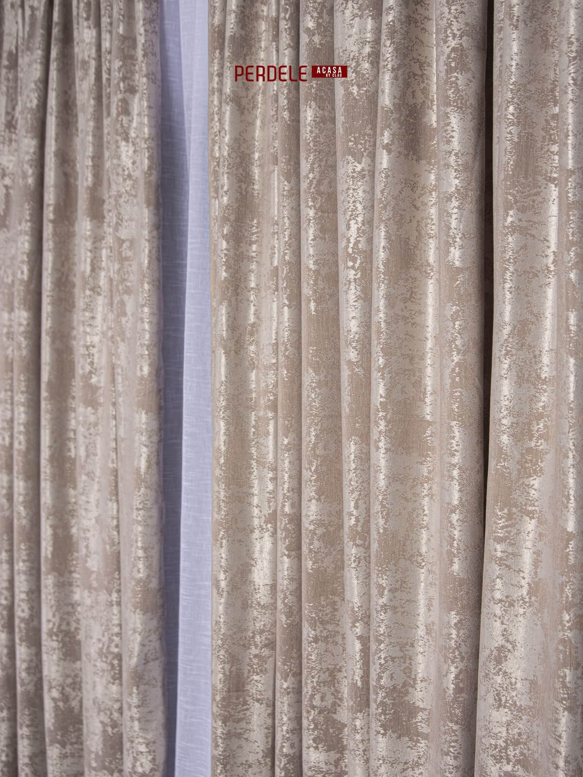 Draperie nisip, bej - 2 | YEO