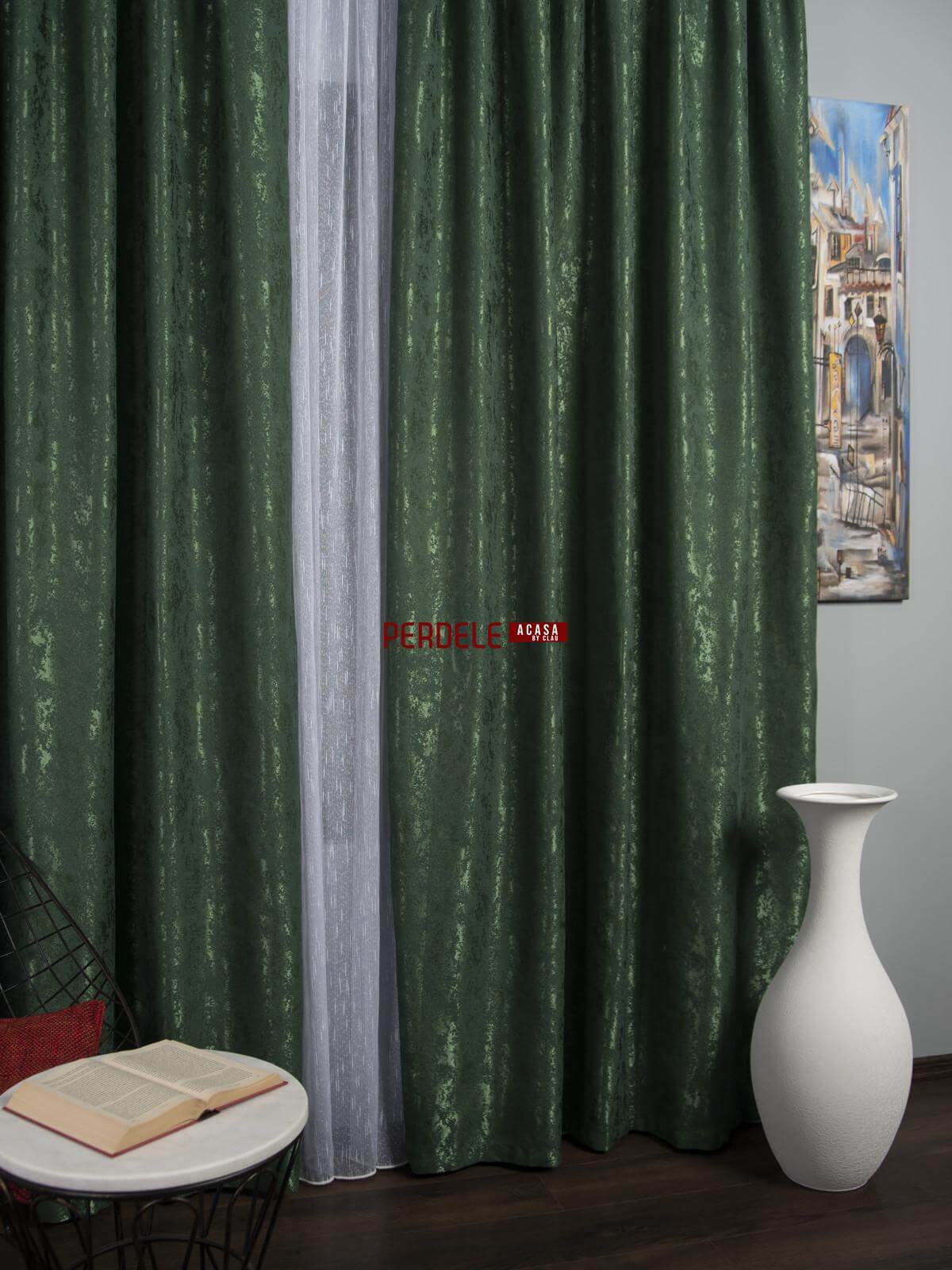 Draperie nisip verde - 1 | YEO