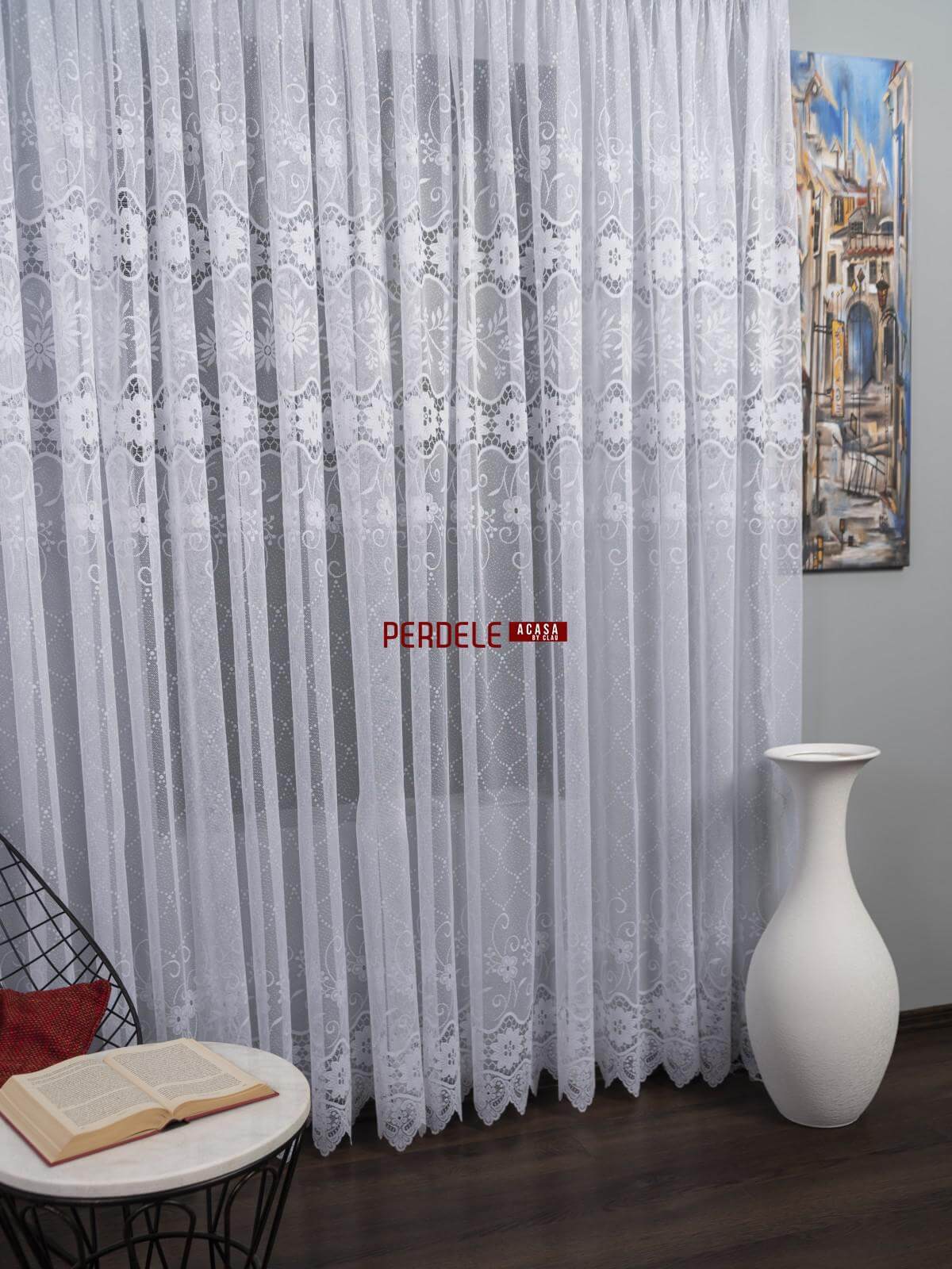 Perdea de pascani alba - 1 | YEO