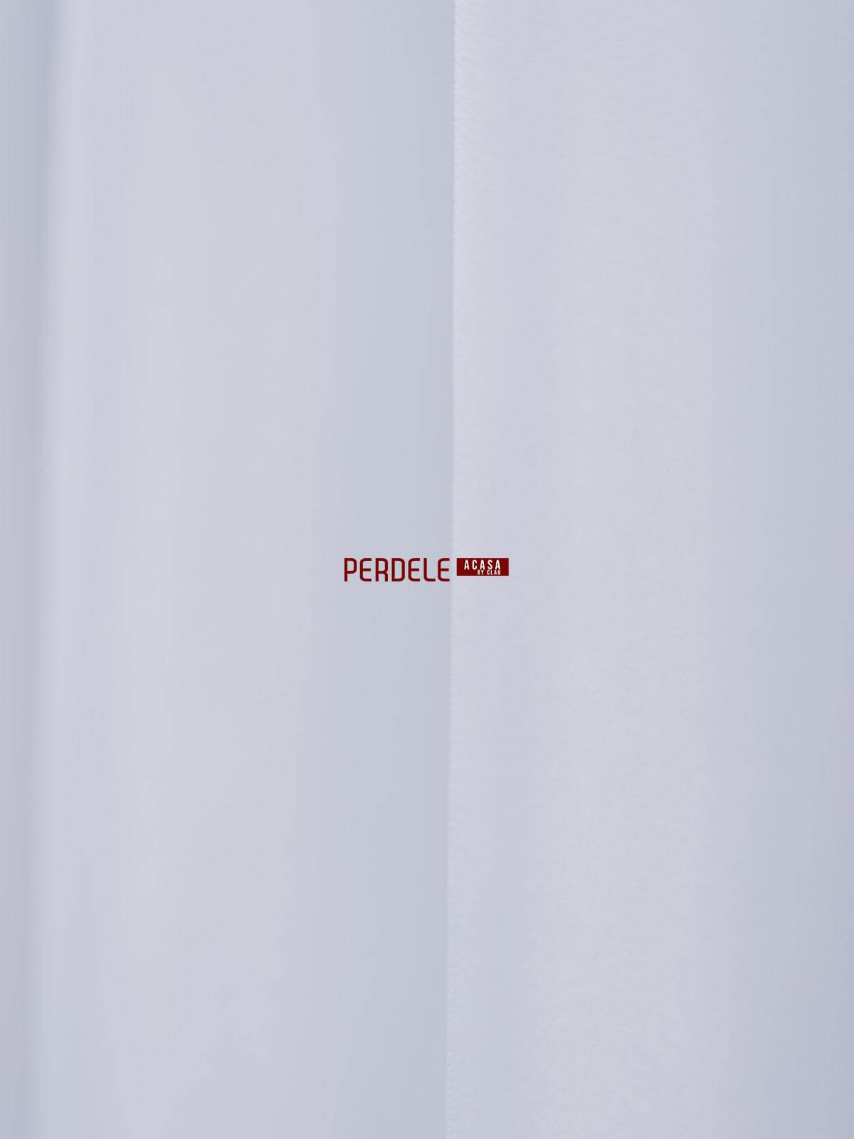 Perdea triplu-voal, alb - 1 | YEO